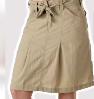 The North Face Utility Hiking Skirt Beige Outdoor Gorpcore Travel Size 12
